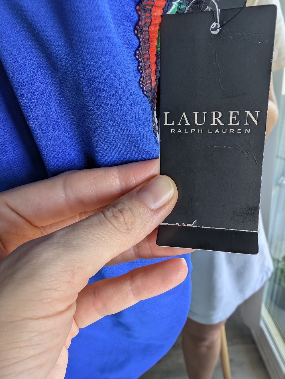 NWT Lauren Ralph Lauren Floral Ruched One Piece Swimsuit Size 8 MSRP $165 - Picture 11 of 14